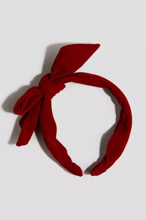 Bow-decorated Alice band