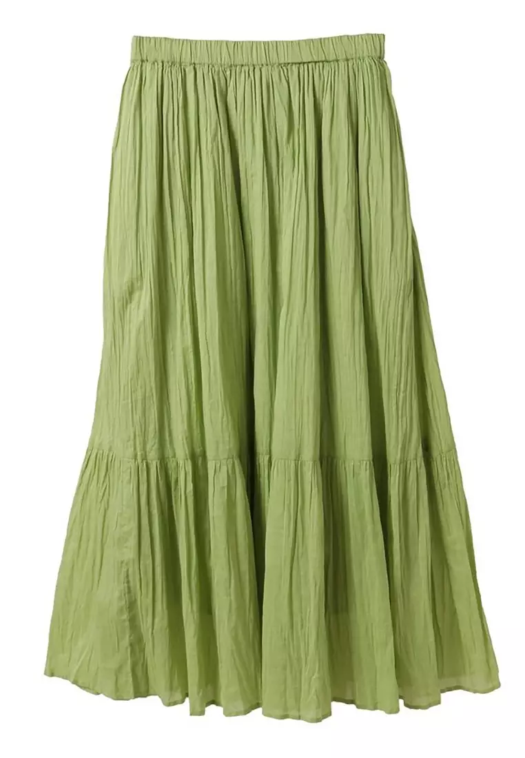 American Holic - Yanagi Crinkle Tiered Skirt