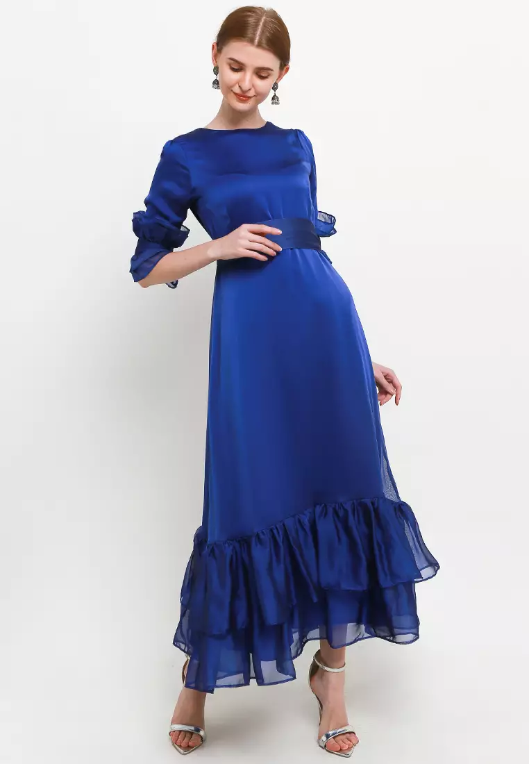 Chanira Festive Portia Gamis-Royal Blue