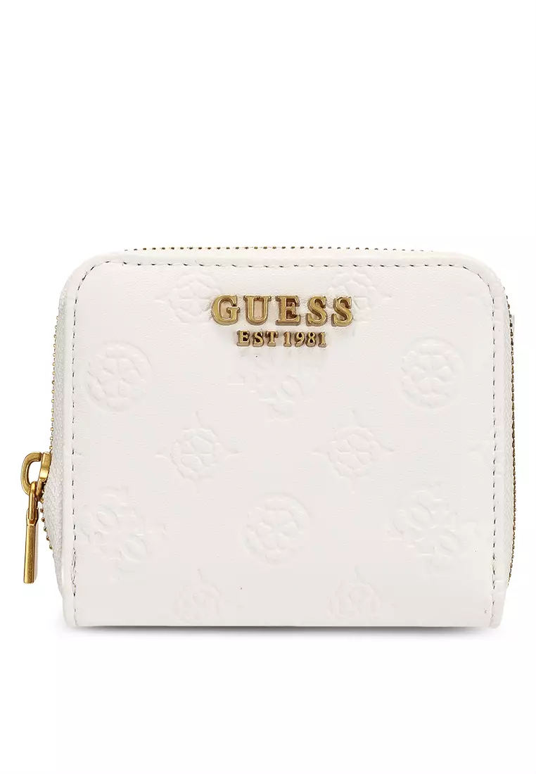 Guess white on sale wallet