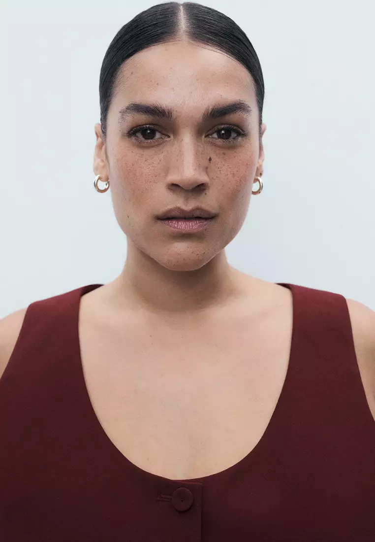 Suit Waistcoat With Buttons