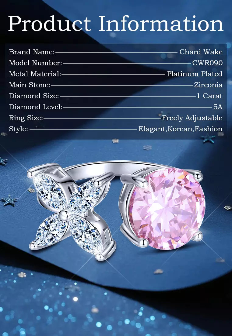Cincin Wanita Perhiasan Berlian Fashion Cincin Giwang Cewek Original Rings Sertifikat GRA