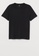 H&M black V-Neck T-Shirt Regular Fit B5B7DAA49F4E98GS_3