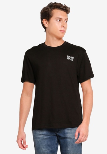 H&M black and multi Regular Fit T-Shirt D87F3AA5D0C7E6GS_1