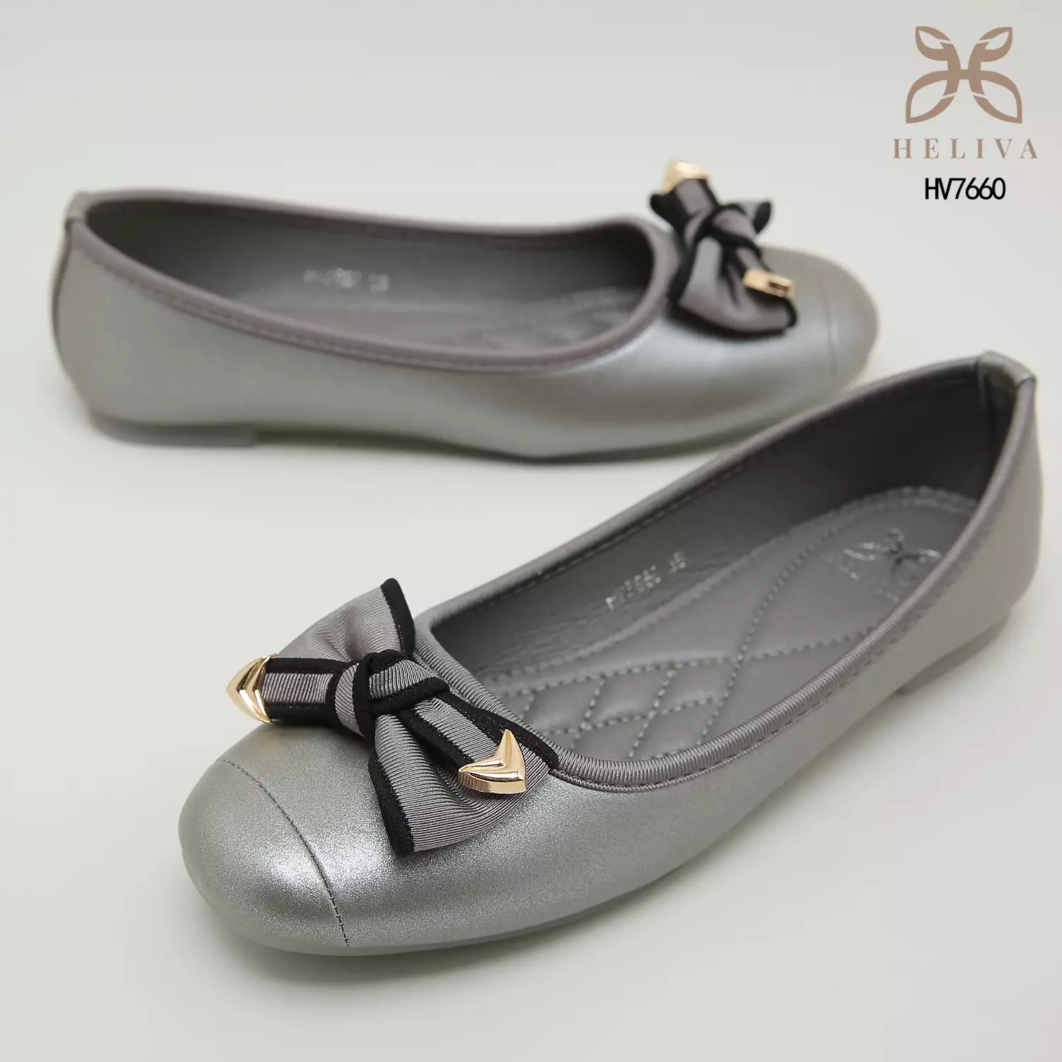 Heliva Zola Sepatu Loafers Slip On Aksesoris Pita Sol 1cm HV7660