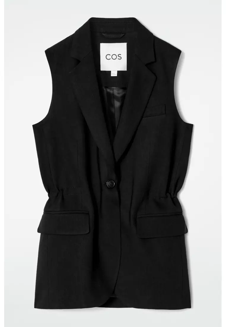 SLIM LINEN WAISTCOAT
