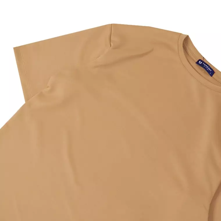 MTX78 Kaos Oversize Gym Bahan Tebal ScubaLux "never settle" khaki