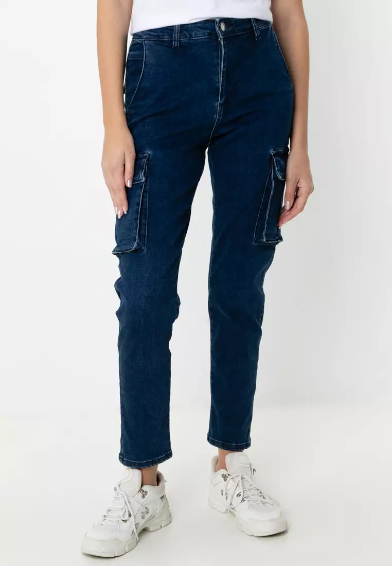 Electro Denim Lab Slim Cargo Jeans