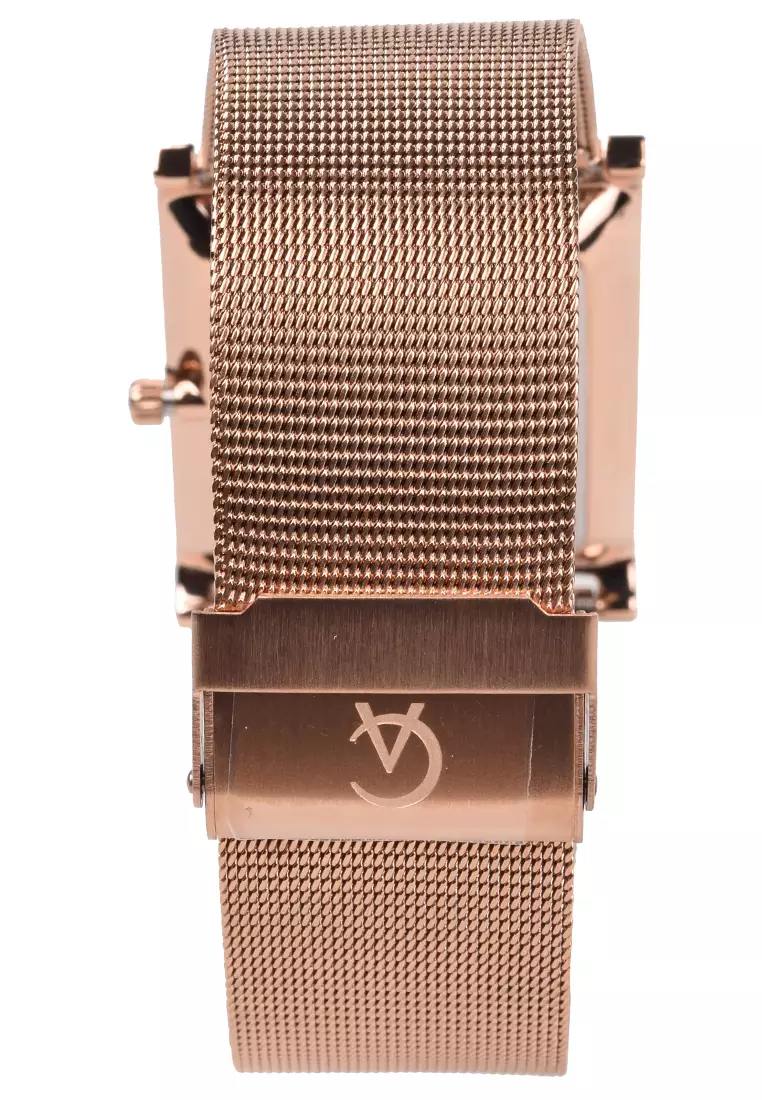 Alexandre Christie - Jam Tangan Pria - Rosegold - Stainless Steel Bracelet - 8629MDBRGSL