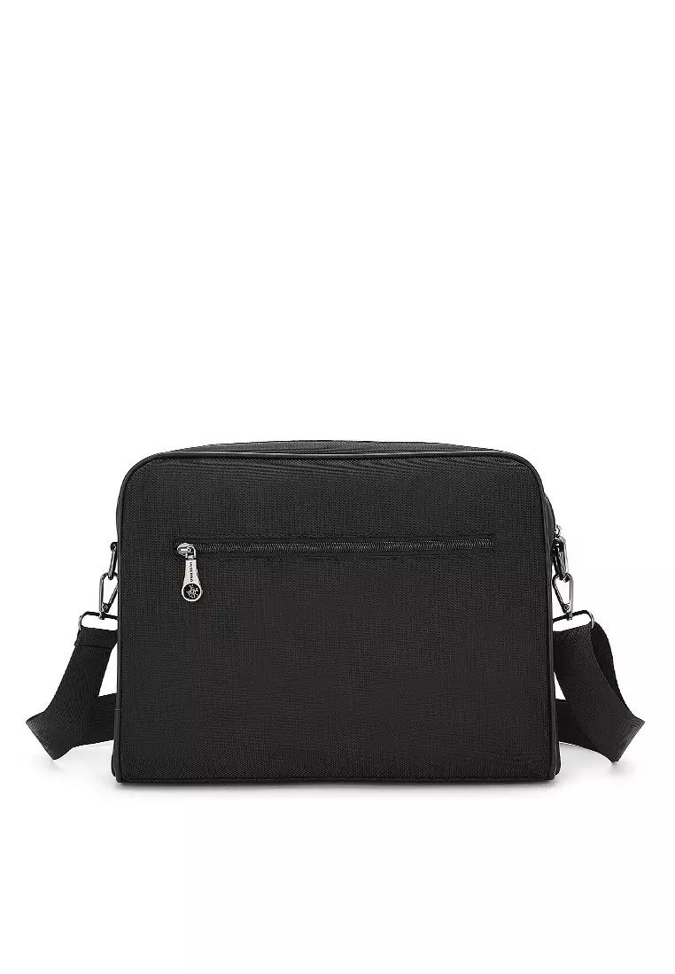 Men's Sling Bag / Crossbody Bag - Black