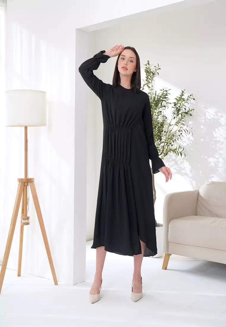 Jual Heaven Sent Amrita Midi Dress Black Original 2025 ZALORA