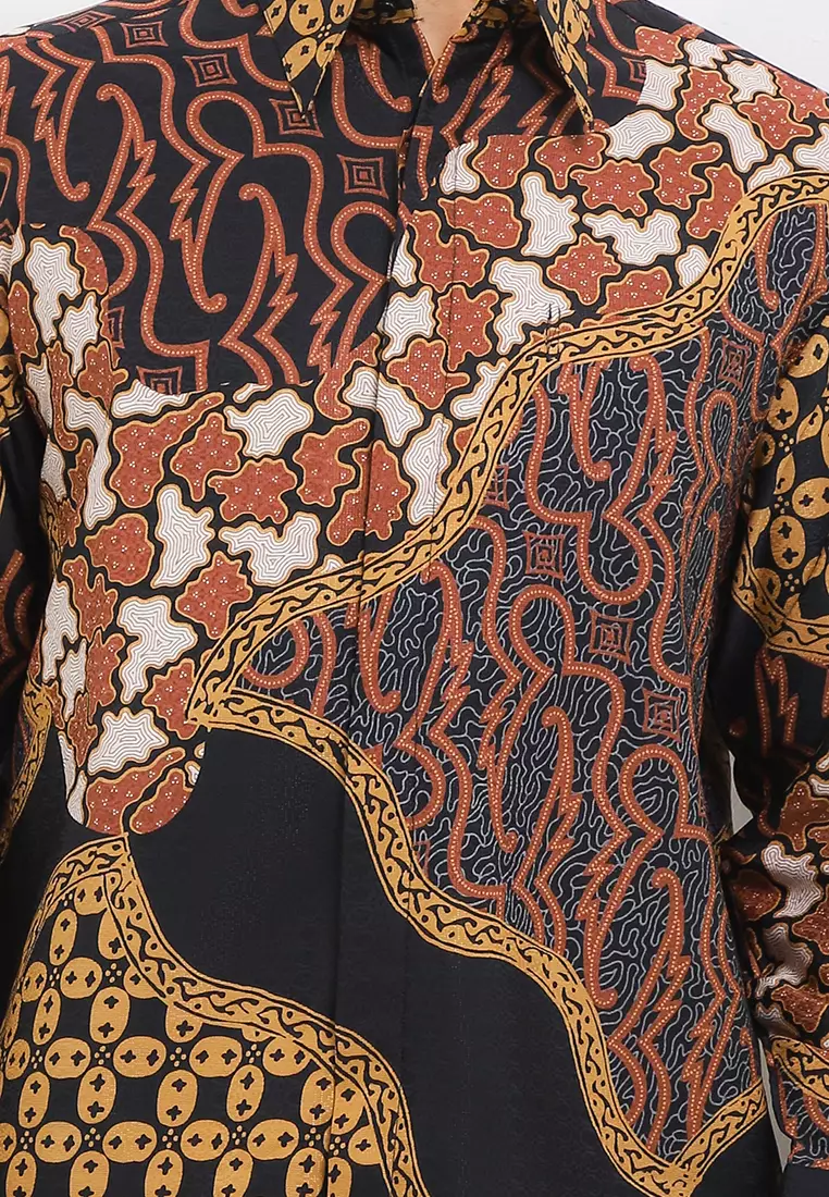 Kemeja Regular Fit Batik Parang Watu