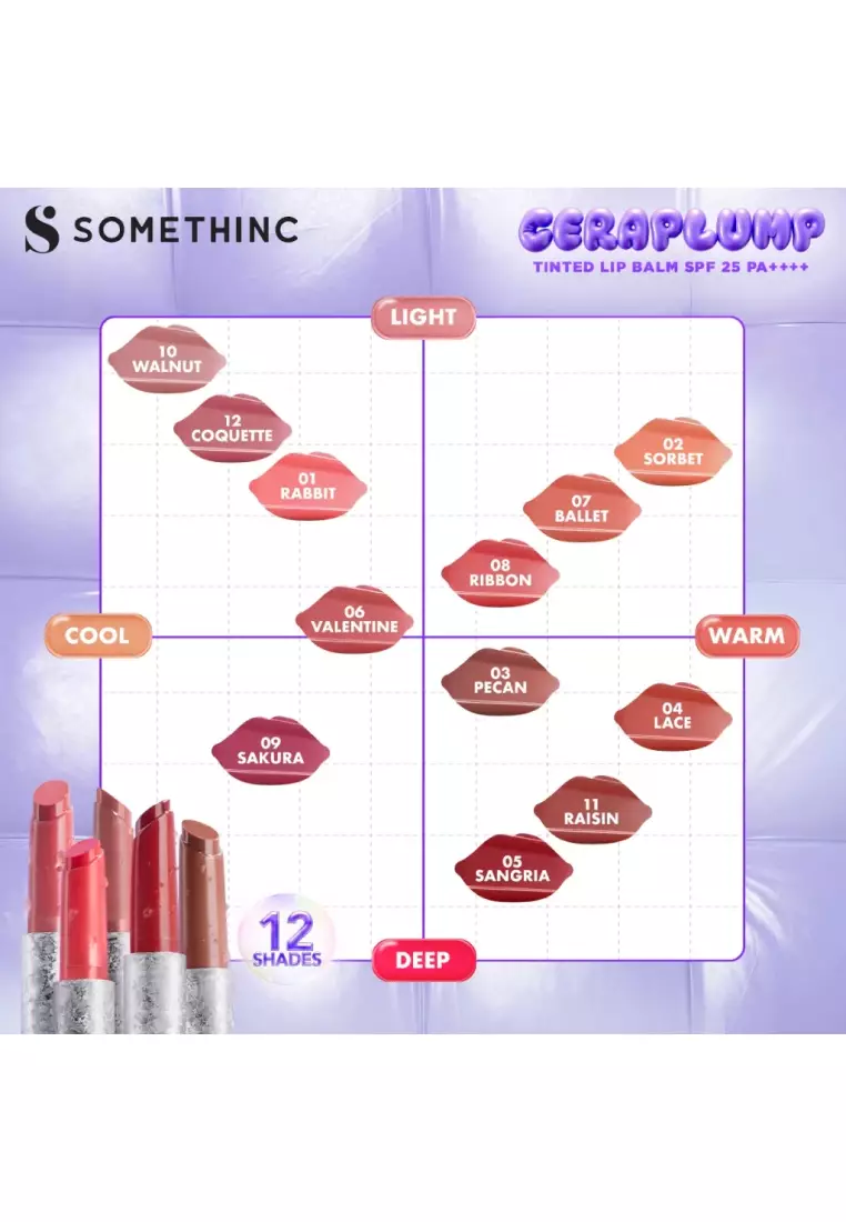 Ceraplump Tinted Lip Balm SPF 25 PA++++ - 12 Coquette