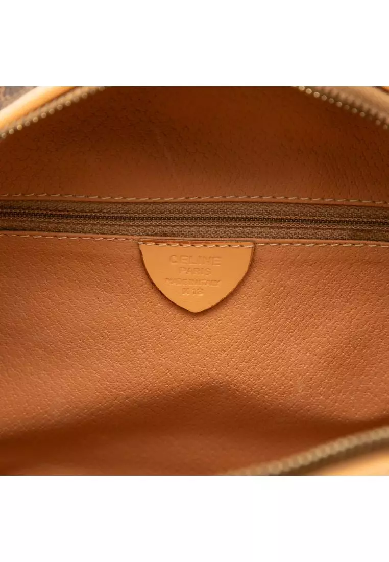 Pre-Loved Celine Macadam Coated Canvas Crossbody
