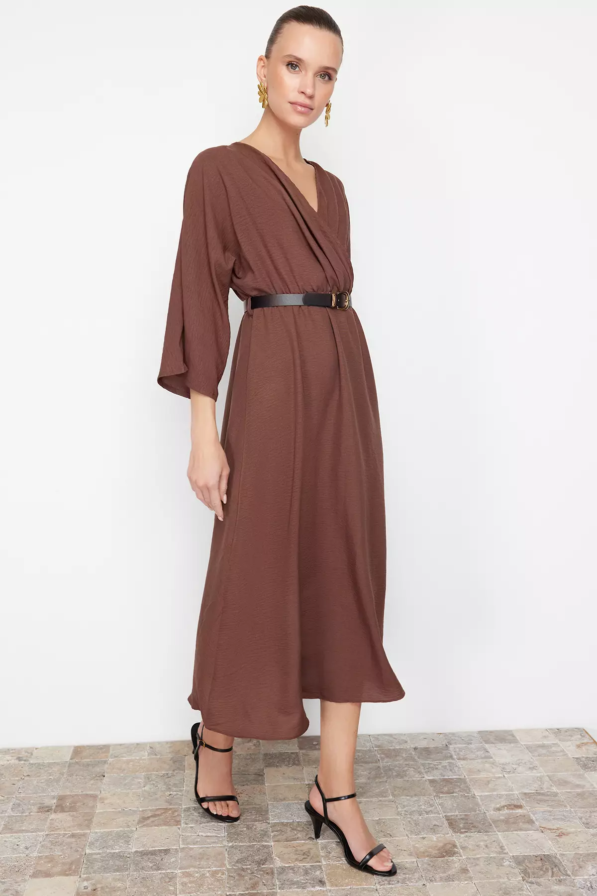 Belted Midi Dress