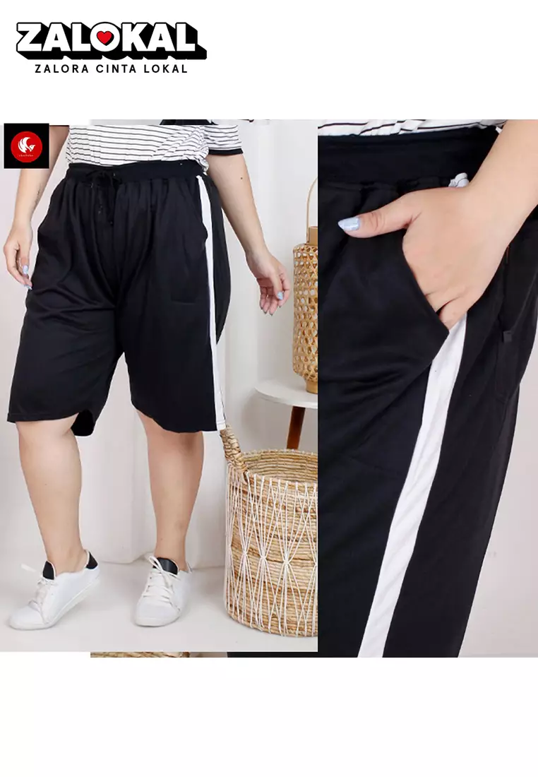 OKECHUKU Varel Big Celana Pendek Big Size Celana Pendek Wanita Jumbo