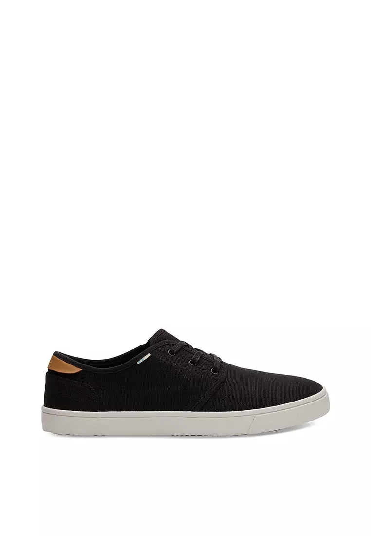 Discount on Toms  shoes - SKU: Sneakers Carlo Men - Black Heritage Canvas