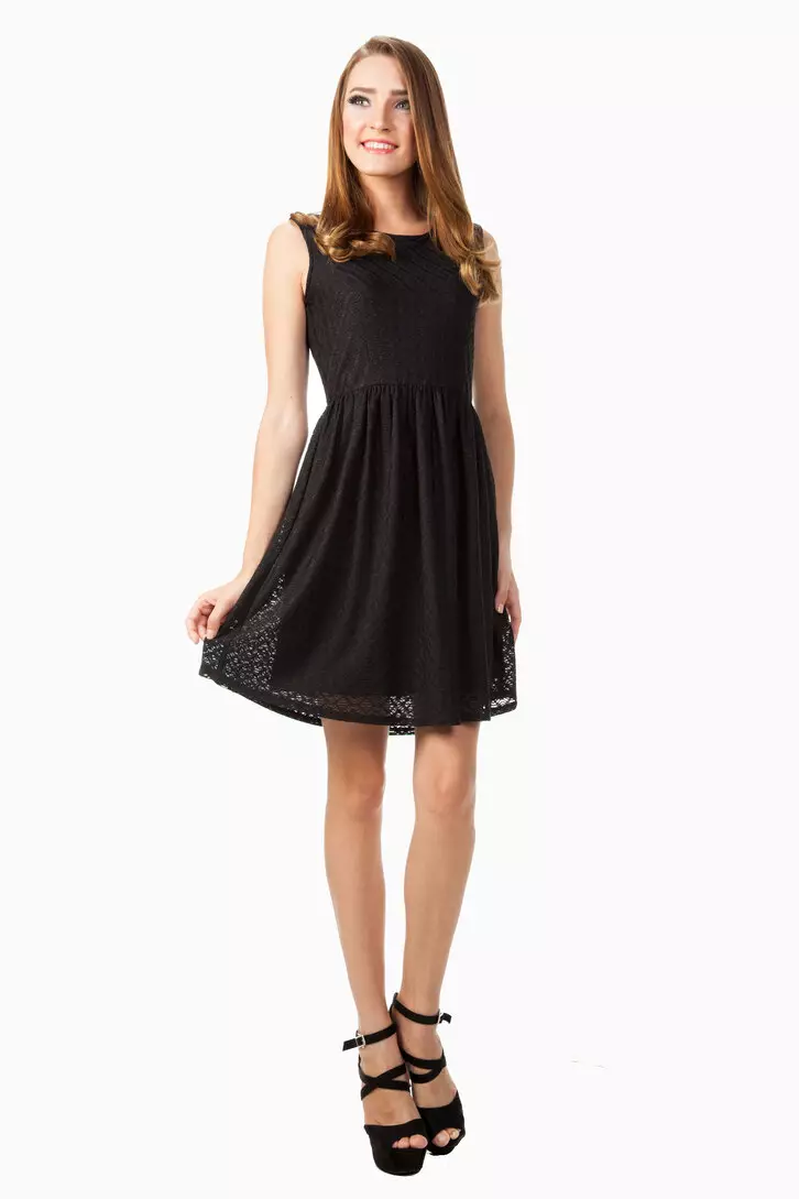 Sophistix Autumn Lace Dress in Black