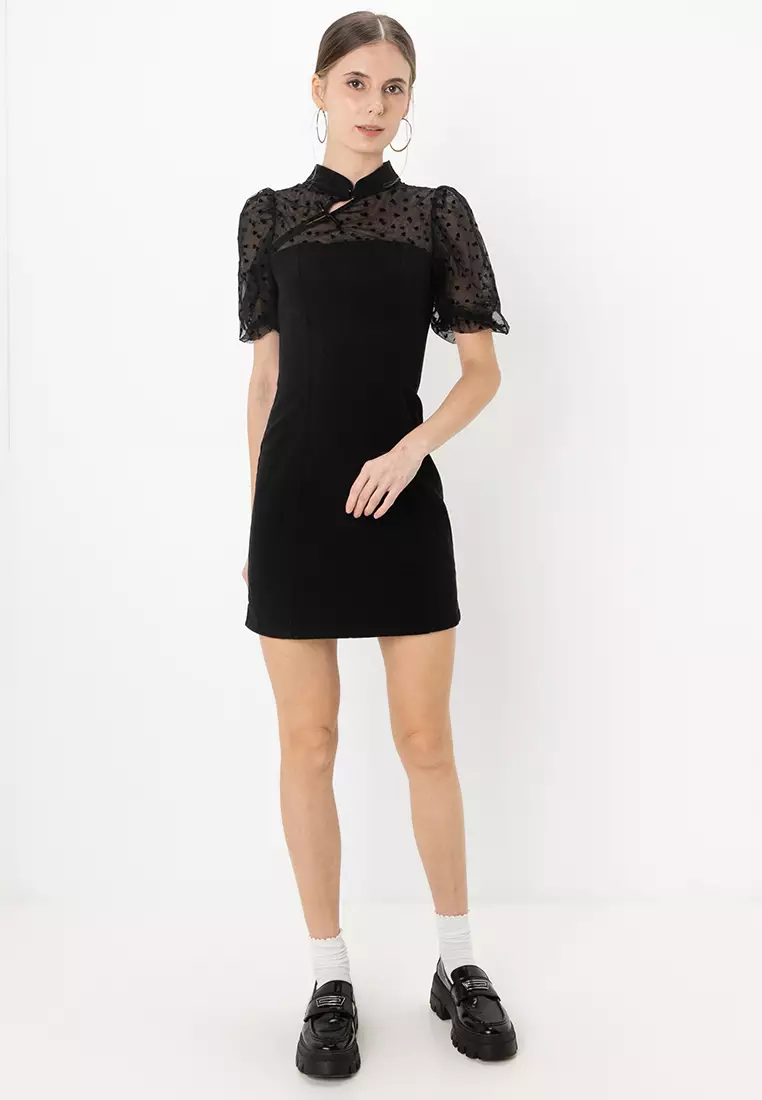 Short Sleeves Mini Dress