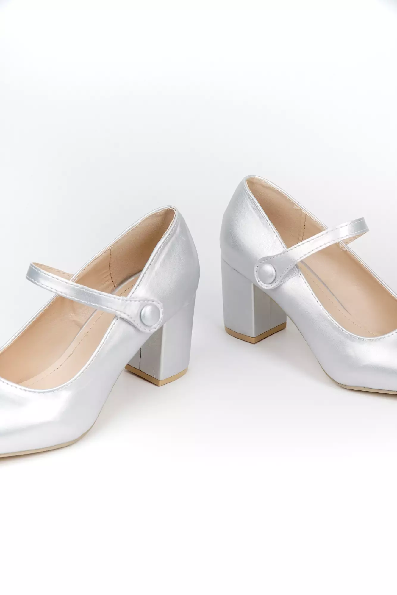 Blow BLJIHE 0023 Fiore Mary Jane Block Heels Wanita Sepatu Hitam Women Shoes