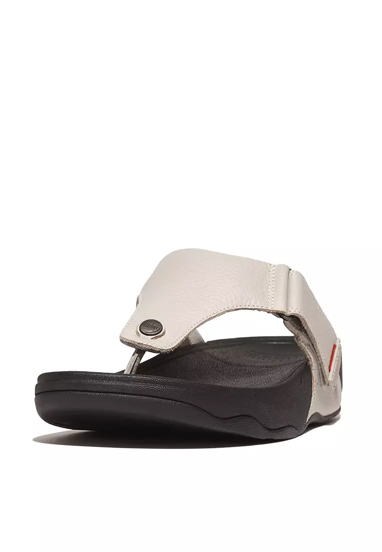 Trakk ii online leather flip flops