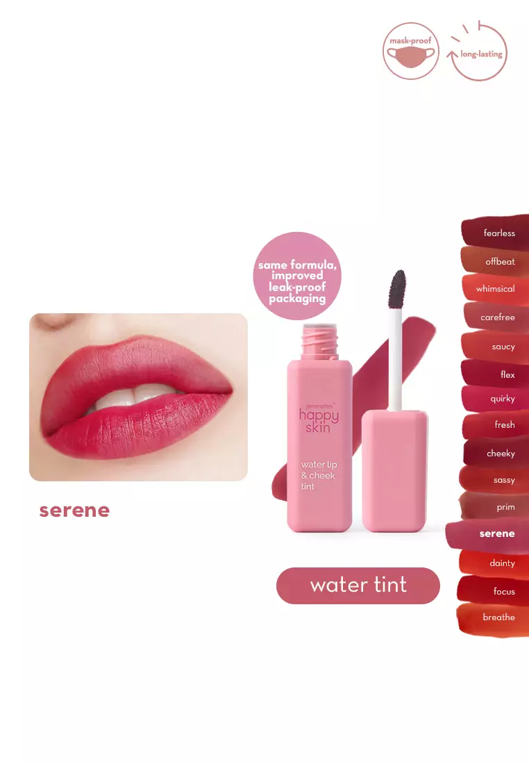 Discount on Happy Skin  shoes - SKU: Generation Happy Skin Kiss & Bloom Water Lip & Cheek Tint In Serene