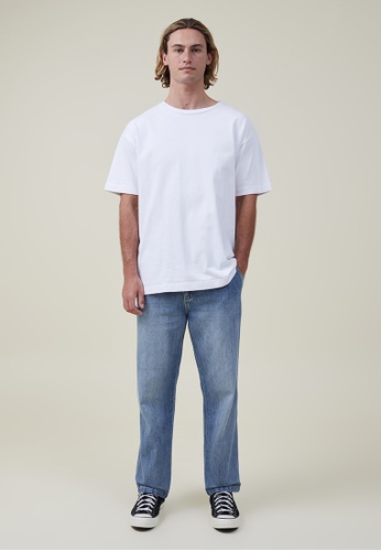 Buy Cotton On Elastic Worker Jeans 2023 Online | ZALORA Singapore