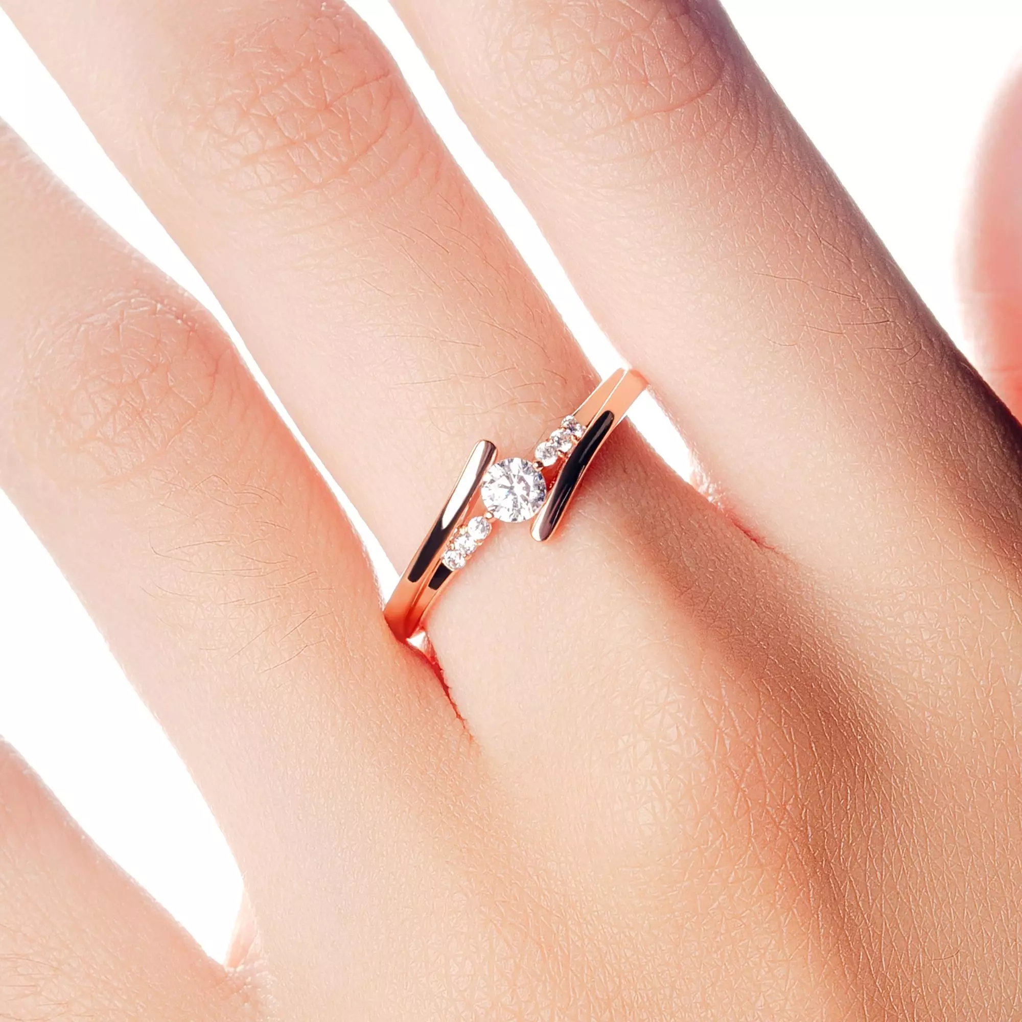 Cincin Emas 7k - Yours Gold Ring - Huda Collection - Juene Jewelry