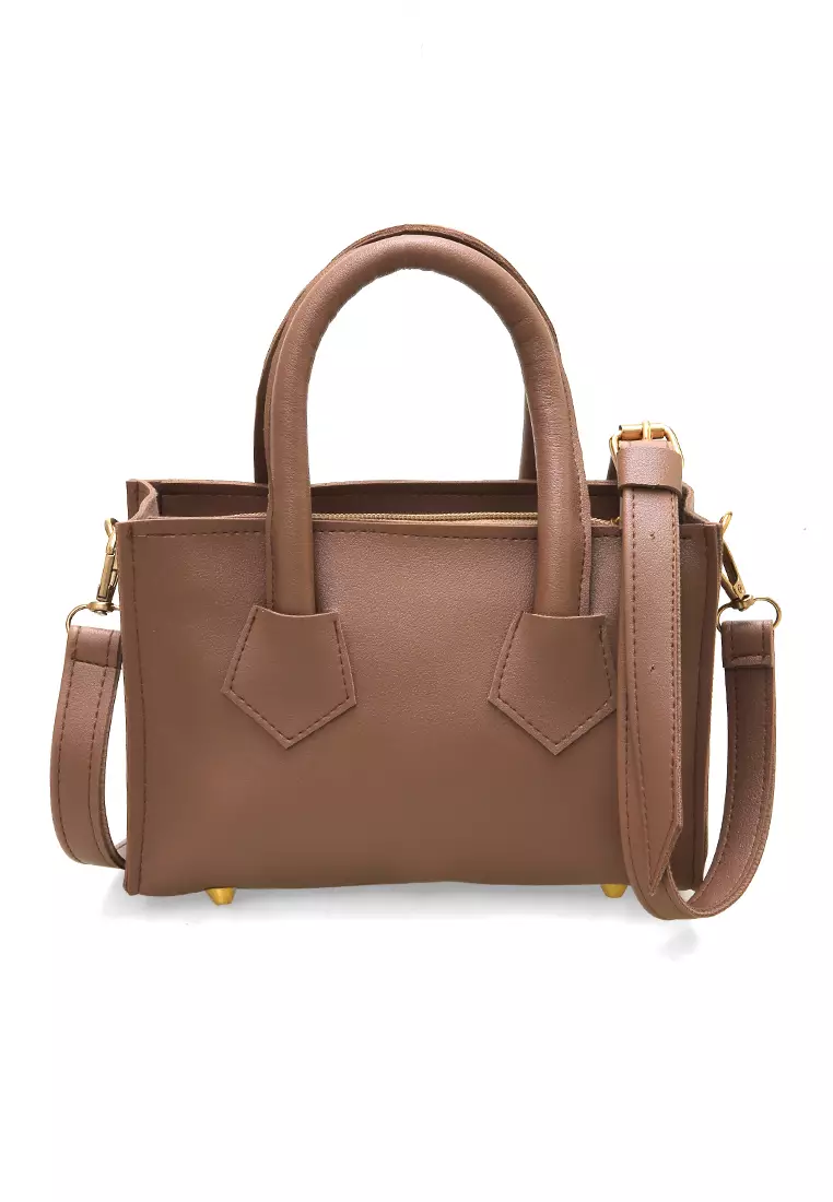 Berly Women's Small Bag Design Casual Pemium Quality - Mocca