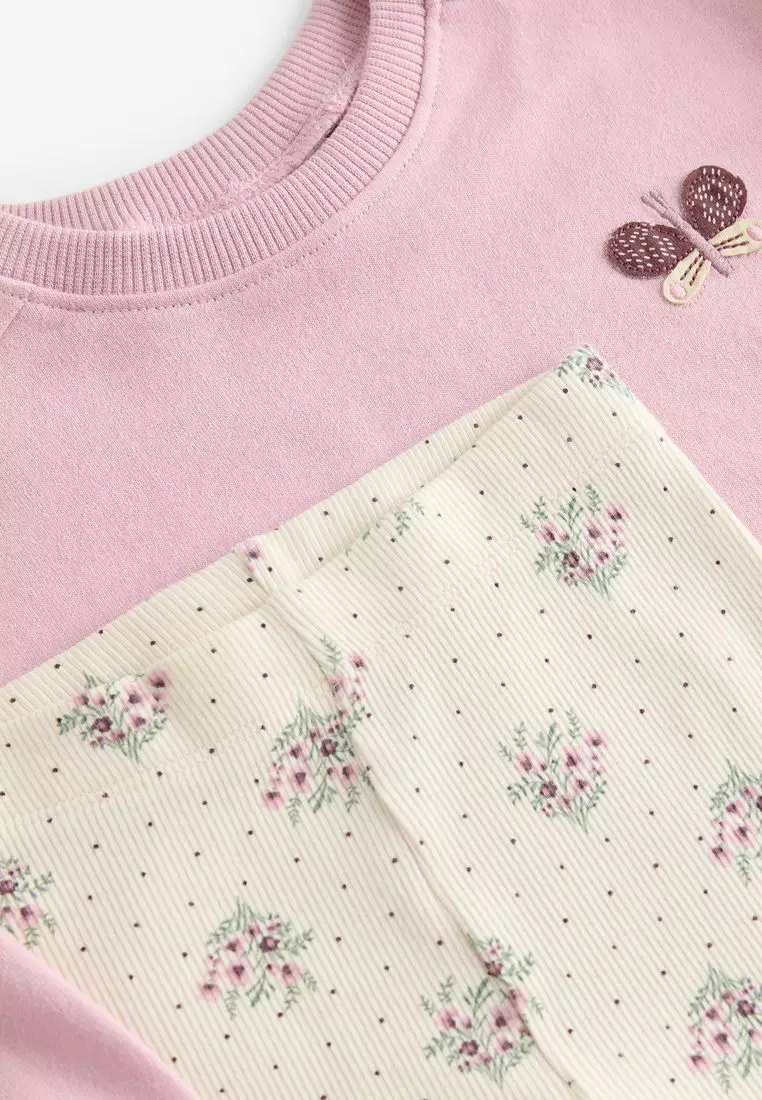 Long Sleeve Top and Leggings Set