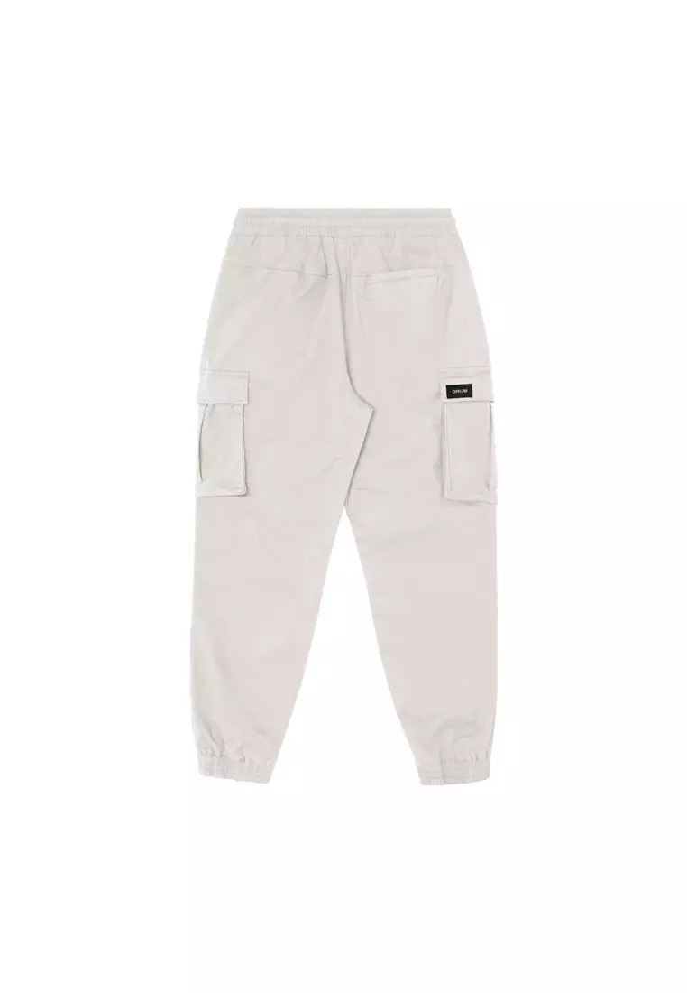 Buy DRUM DRUM Select Pocket Relaxed fit Cargo Pants Grey Online