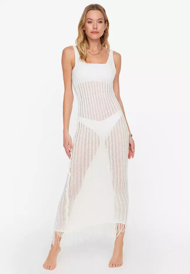 Cheap white beach on sale dress