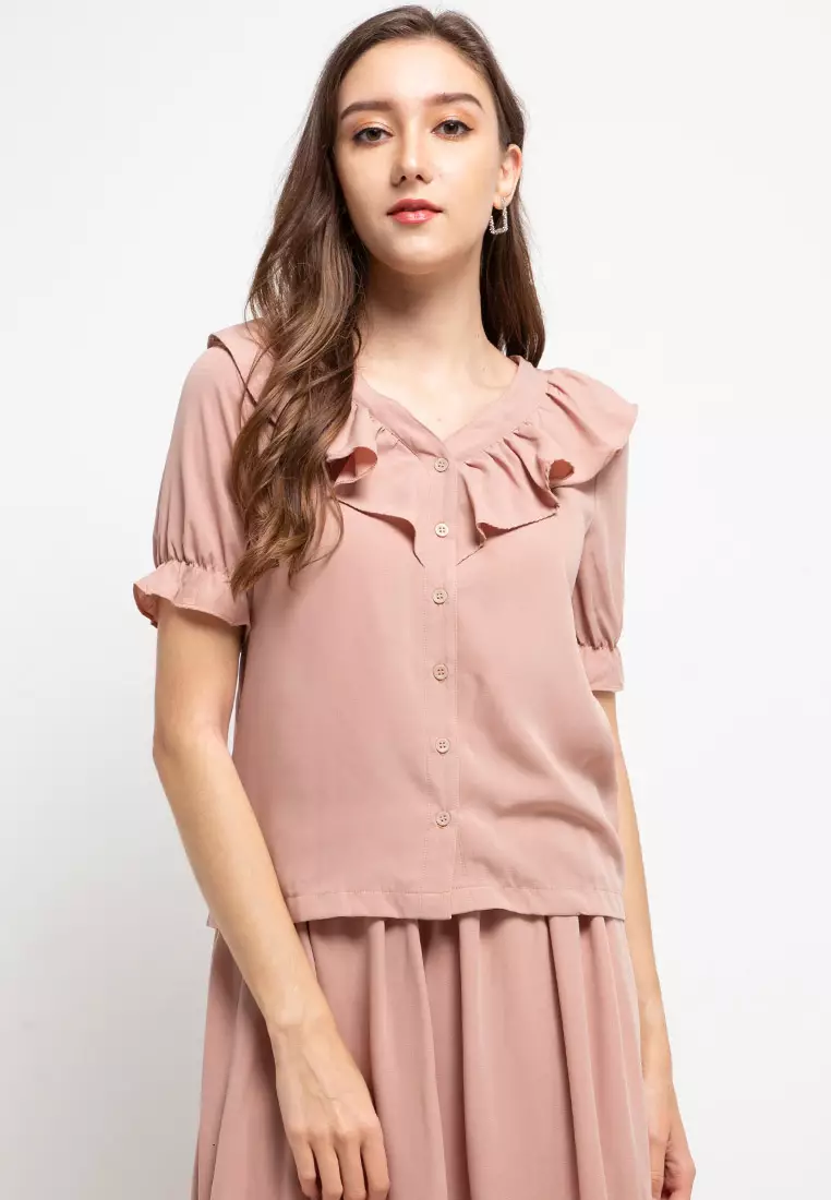 Taylor Ruffle Blouse