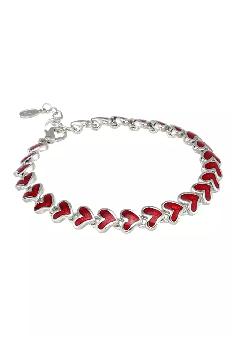 Red on sale heart bracelet