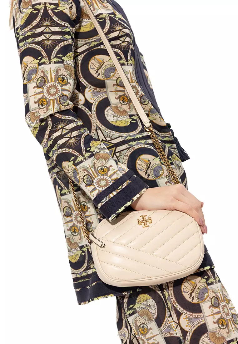 Kira Chevron Camera Bag New Cream 152353