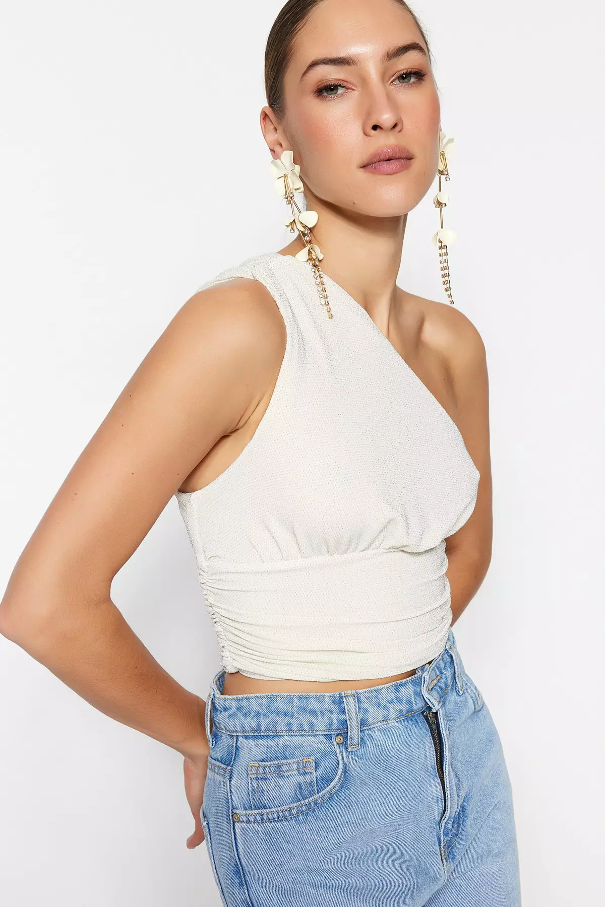 One-Shoulder Bustier