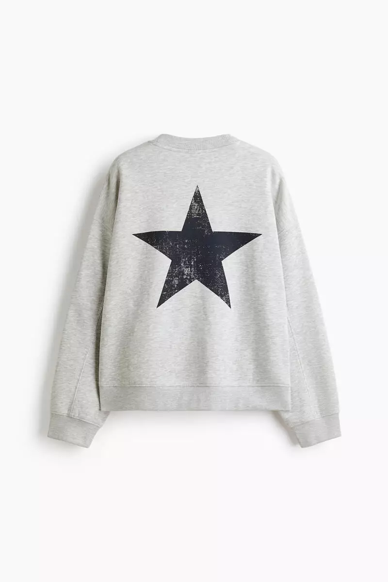 Print-motif sweatshirt