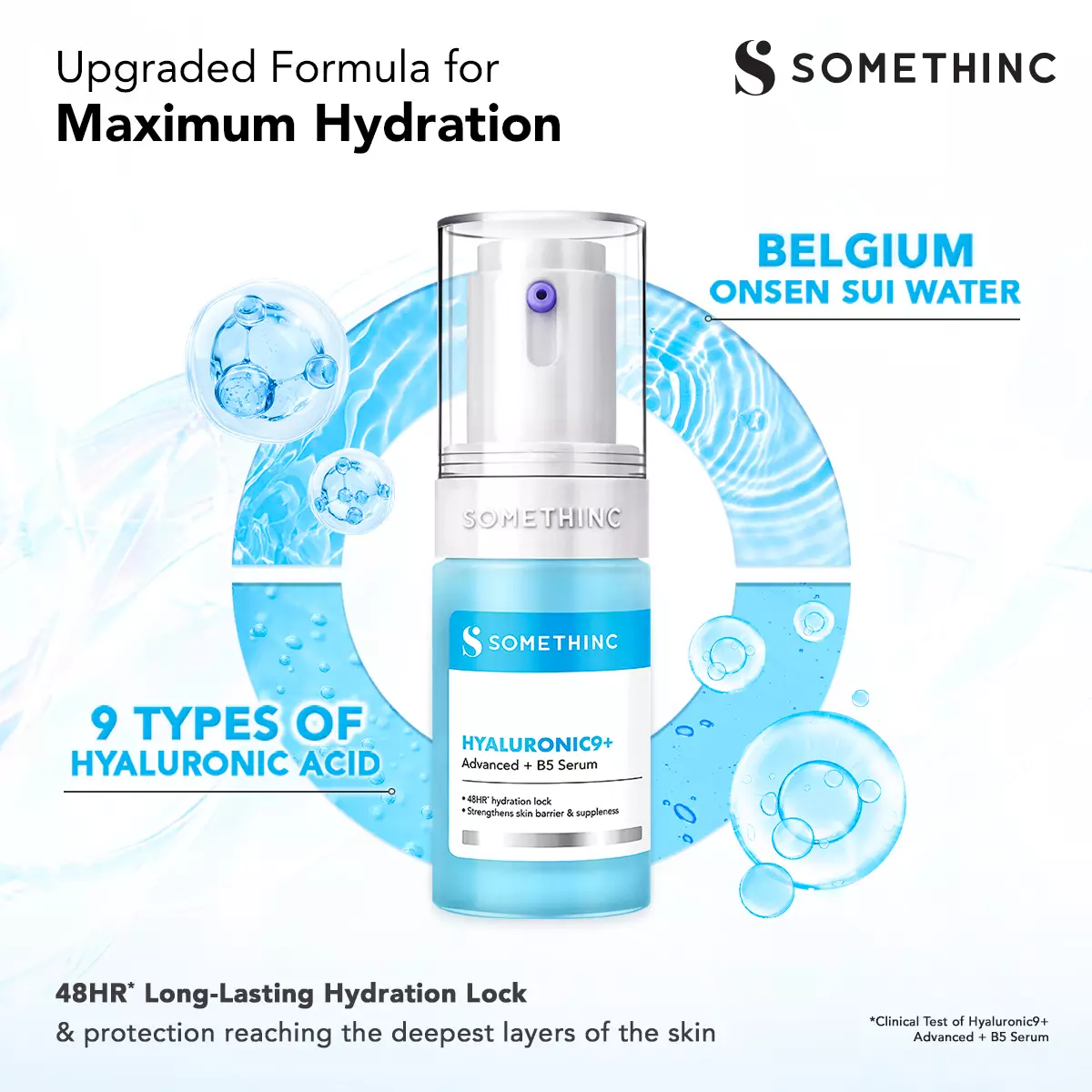 SOMETHINC HYALuronic 9+ Advanced + B5 - Serum Menghidrasi Kulit Kering