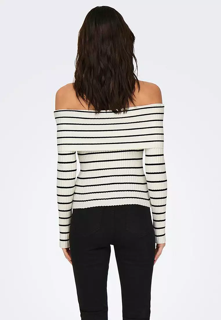 Liva Life L/S Off Shoulder Pullover