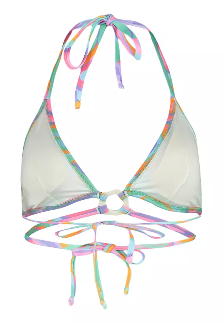 Buy Trendyol Pink-Multicolor Bikini Top Online | ZALORA Malaysia