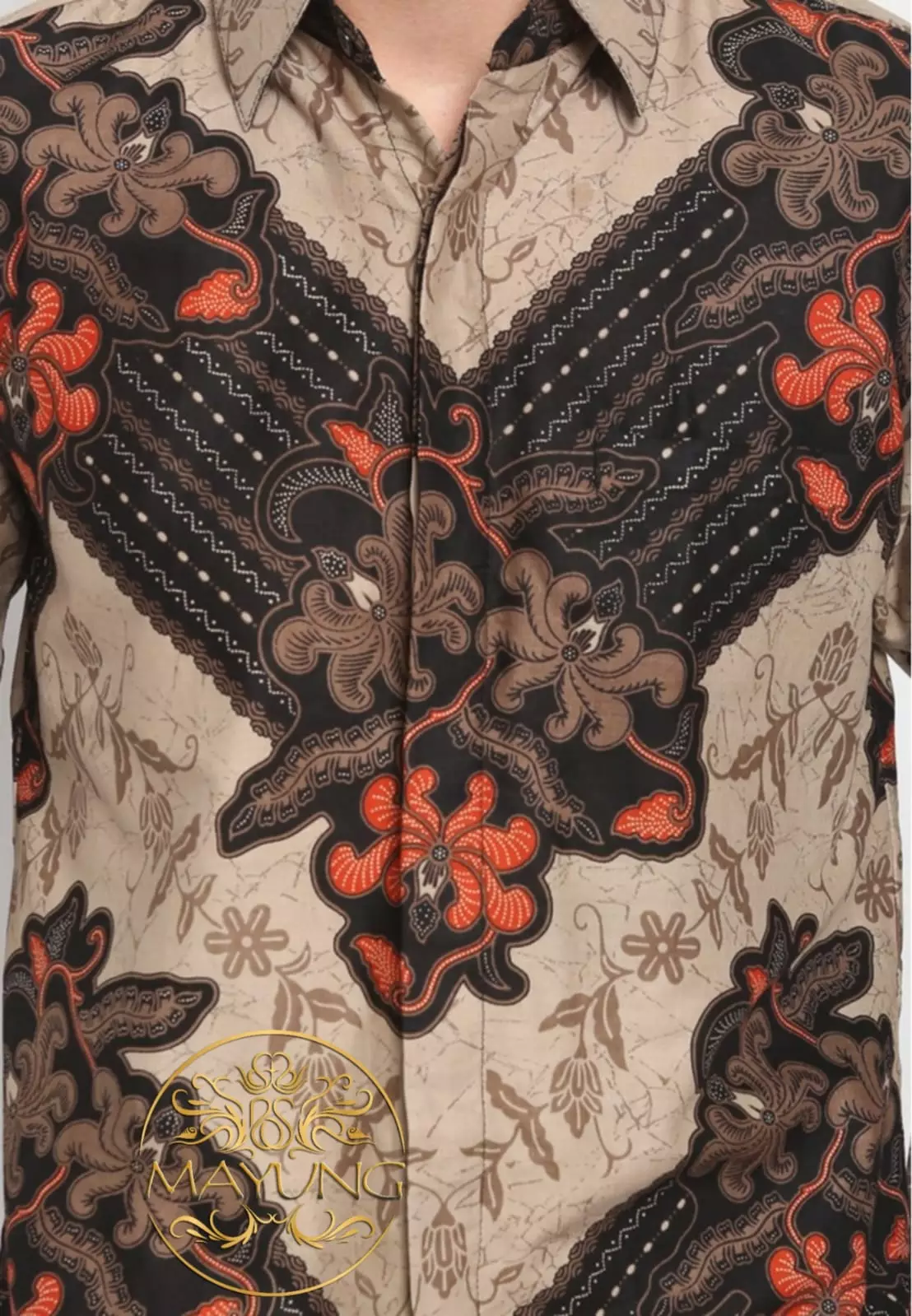 Hyang Wangkuam Kemeja Batik Pria Premium Slimfit Modern Lengan Panjang