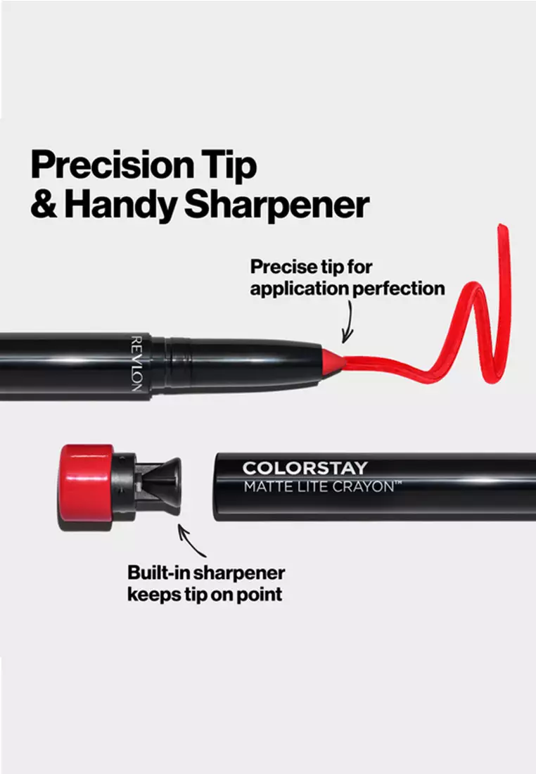 Revlon ColorStay Matte Lite Crayon™ All-Day Wear, Smudge-Proof, Water-Resistant She's Fly