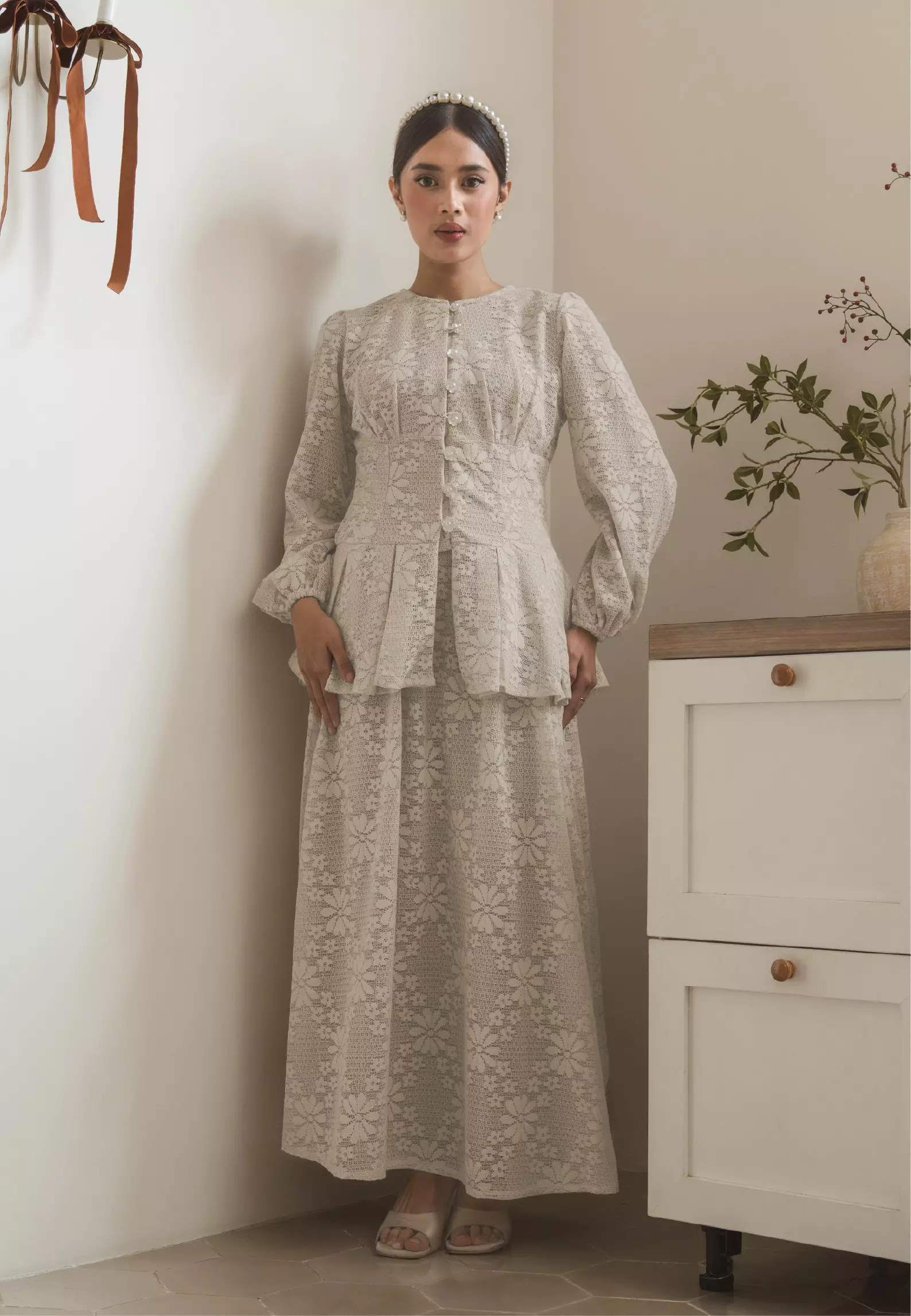 Nameera Blouse - Almond