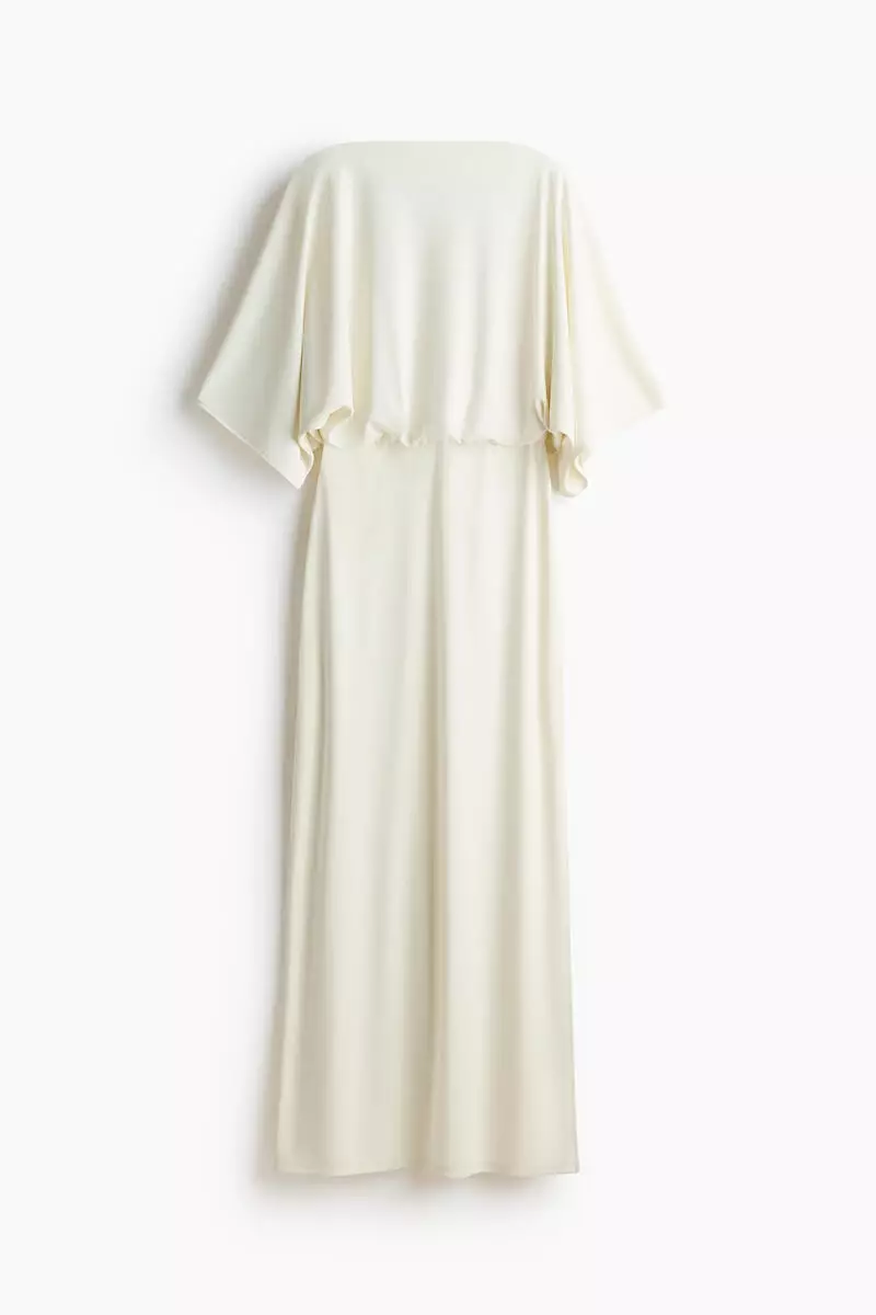 Draped maxi dress