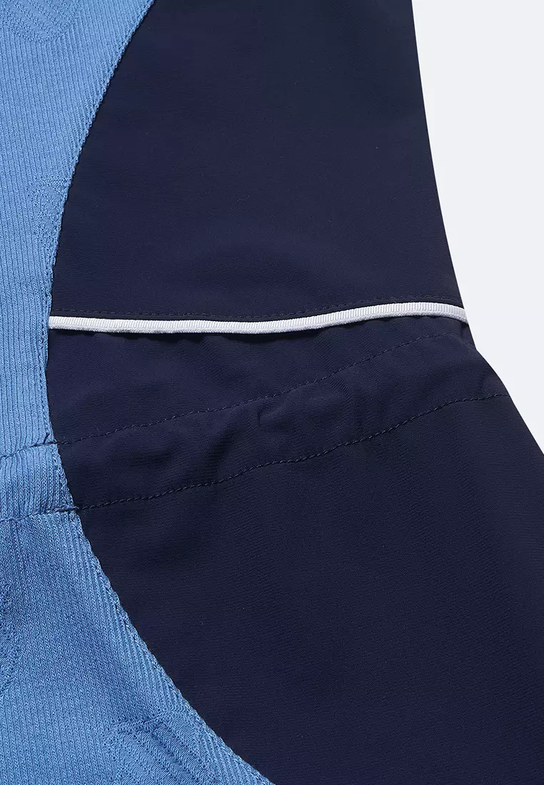 女裝滿印 K-SWISS LOGO 拼色POLO連身裙