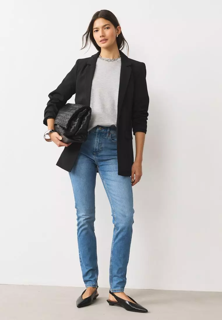 Mid Rise Stretch Skinny Jeans
