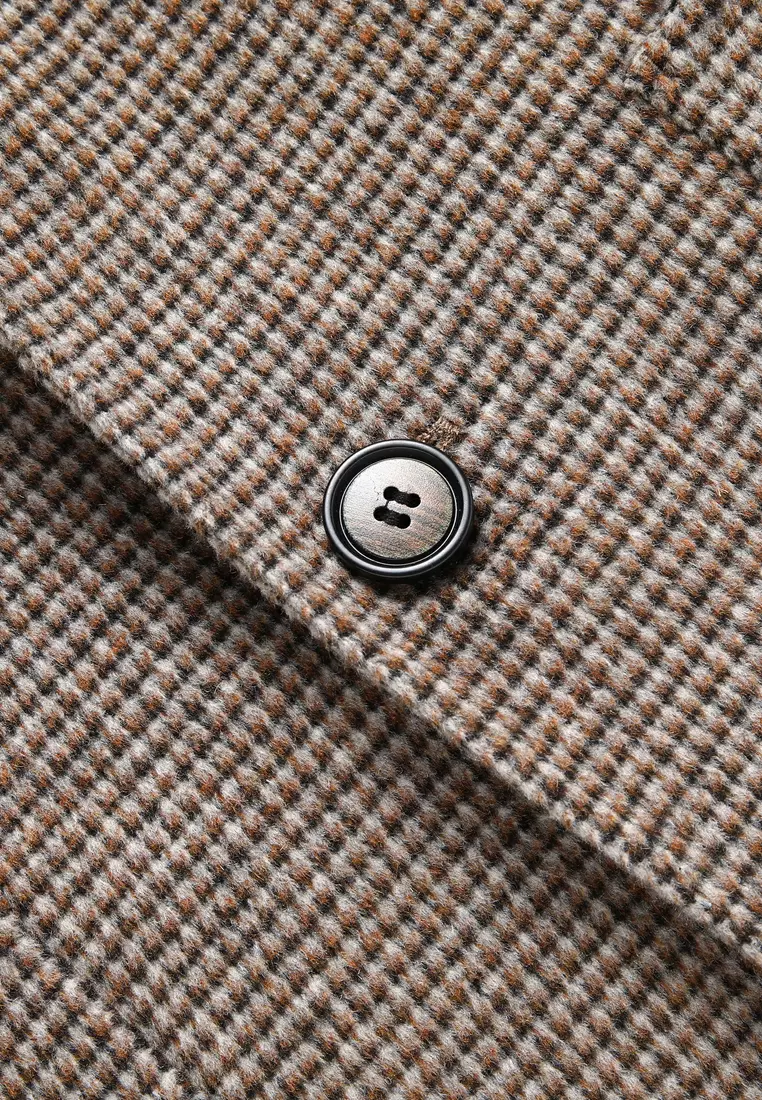 Casual Slim Wooled Suit 8819