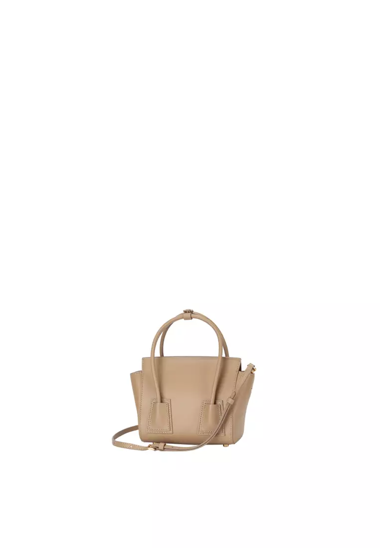 UNNI Mini Top Handle Bag - Almond