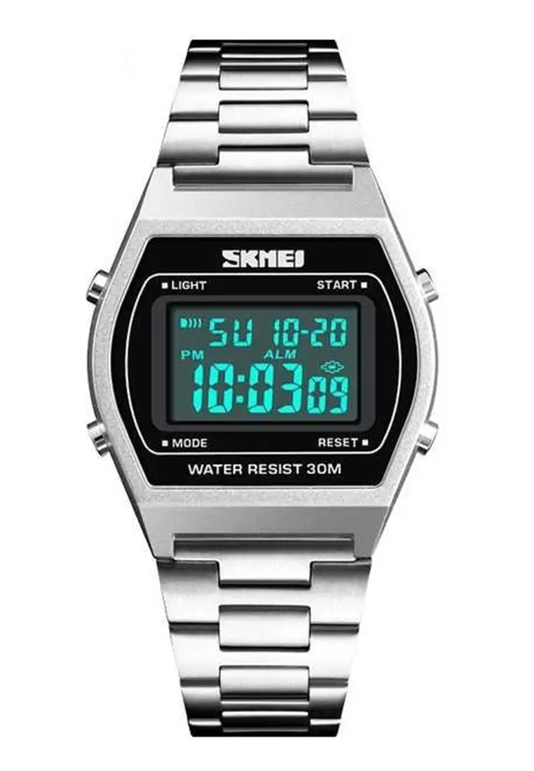 Jual Skmei Jam Tangan Kasual Digital Pria Waterproof 30m Strap