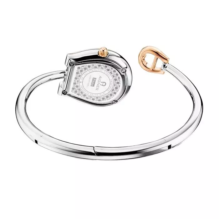 Aigner Flora AGW.271005.S Rosegold Rantai Silver Cewek